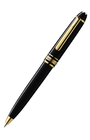 AAA Replica Montblanc Meisterstuck Classique Ballpoint Pen Black & Gold Slim